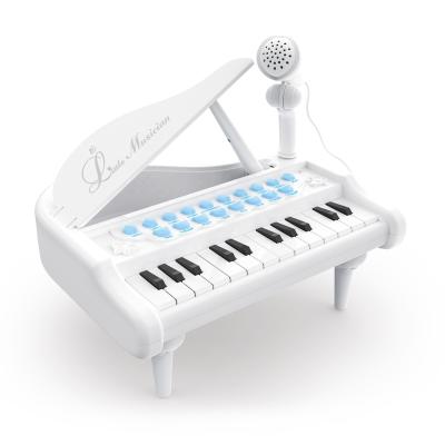 China Beautiful Melody Instruments 24 Keys Educational Toy BAOLI Piano with Microphone Grand Piano for sale