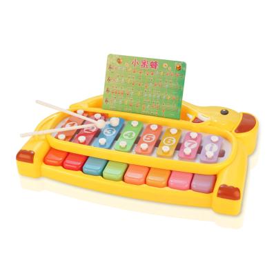 China Educational Toy BAOLI Beautiful Melody 8 Sound Xylophone With Musical Sheets Xylophone For Kids for sale