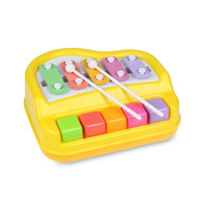 China Lovely Melody Xylophone Kids Musical Instrument 5 Keys BAOLI Toy Piano Blow Xylophone Educational Toy for sale