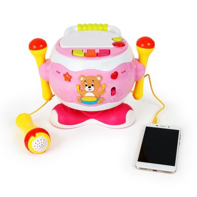 China Lovely Melody Little Musician Spinning Drum Baby Educational Musical Toy BAOLI Electric Drums Set for sale