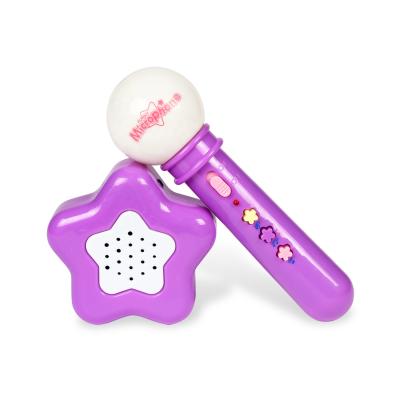 China BAOLI Cartoon Karaoke Battery Operated Microphone Mini Microphone Toy Musical Instrument for Kids for sale