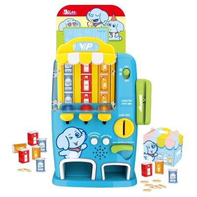 China BAOLI Funny Educational Toy Pretend Role Play Toys Voice Interaction Vending Machine Educational Toy for sale