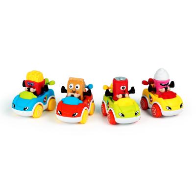 China Rubbing Car Toy BAOLI Traffic Mobilization Cartoon Fast Food Truck Rubbing Car Toy for sale