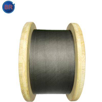 China High Tensile Construction 12mm Ungalvanized Elevator Steel Wire Rope for sale