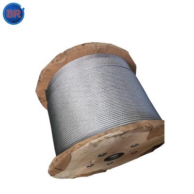 China Construction factory supplier high quality galvanized steel wire rope for tower crane for sale