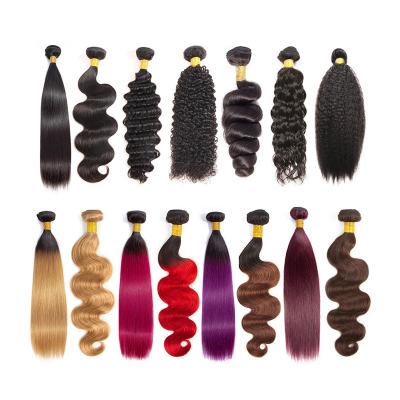 China Free Sample Curly Curly Brazilian Hair Bundles With Closure Straight Virgin Hair Bundles 40 Inch Straight Bundles With Headband for sale