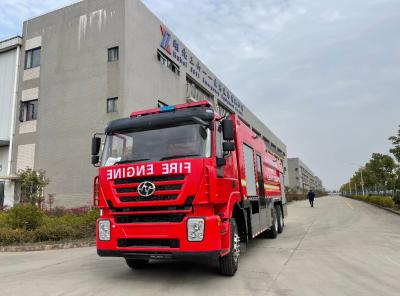 China Professionelle schwere Rettungslöschfahrzeuge 6X4 10000L mit Wasser und Schaum zu verkaufen