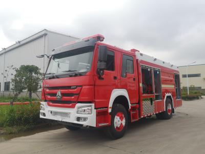 China Los camiones de bomberos de HOWO 276kw rescatan 10 ruedas 10t con combinación de espuma en polvo en venta