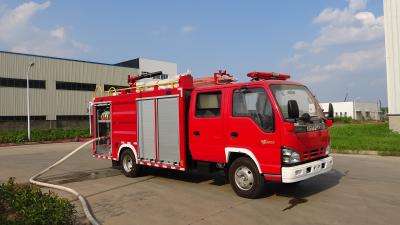 China mini coches de bomberos del rescate 96KW con el polvo de la espuma del agua multifuncional en venta