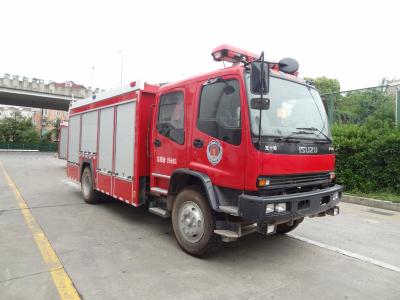 China ISUZU Grote Capaciteit Gas RC Brandweerwagen Diesel Type 4x2 Voor Brandbestrijding Te koop