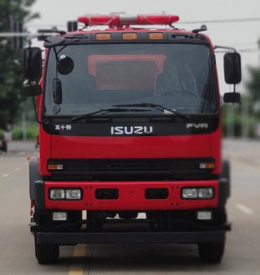 Chine Le camion de pompiers résistant de réservoir d'eau 240HP 6 a roulé la couleur rouge 10T à vendre