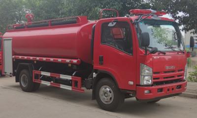 China Color rojo industrial del coche de bomberos 4x2 8000L de ISUZU 190HP multifuncional en venta