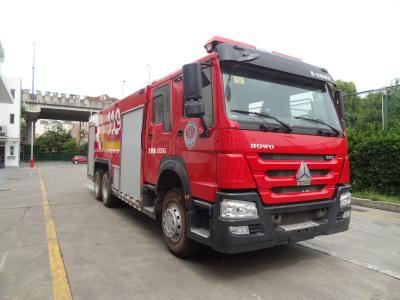 China HOWO 375KW Caminhão de Bombeiros Pesado 10 Rodas 15000L Capacidade à venda