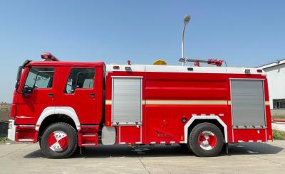 China SINOTRUK 228kw Heavy Duty Fire Truck 6 Wheeled Type 8000 Liter Foam Capacity for sale