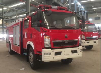 Κίνα HOWO 6 Τροχοφόρο Forest Fire Truck Μικρό με χωρητικότητα 4000L αφρού νερού προς πώληση