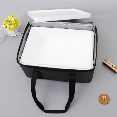 China eBay Good Quality Selling Work School Lunch Waterproof Warm Reusable Portable Insulation Bags Waterproof Oxford Cloth Insulated Cooler Bag for sale