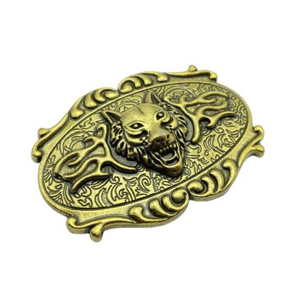 China Factory direct sales new product belt buckle men's belt buckle nickel-free men's belt head metal letter head letter plate zinc alloy buckle for sale