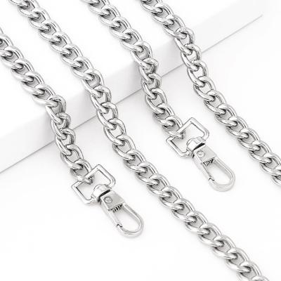 China Nickel Free Iron Handbag Messenger Bag Chain Accessories Wallet Shoulder Strap Messenger Replacement Flat Chain Chain for sale