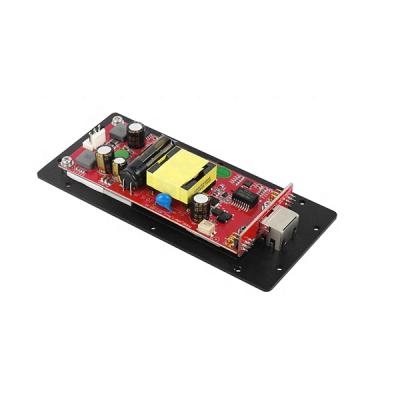 China Over Current Protection Dante to Analog Signal Output PCB Power DSP Audio Amplifier Board for Speakers Dante PoE Module 60W for sale