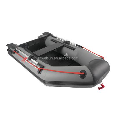 China Boat with slatted floor Factory Directly Inflatable 2.3 Speed Fishing Boat with Slatted Floor Speed Boat for sale