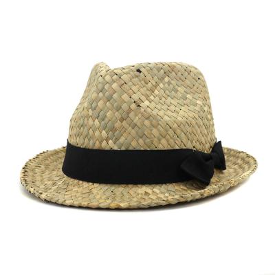 China Spring Summer Eco-friendly Customized Hand - Woven Straw Beach Sun Hat Felted Hat High Quality Hat for sale