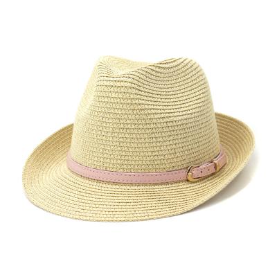 China Eco-Friendly Cowboy Style Wide Brim Straw Hat Beach Sun Panama Felted Hat Unisex Hat for sale