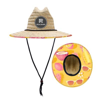 China Best Selling Cute Eco-Friendly Girls Vacation Sombrero Grass Sun Hat Pineapple Beach Hat Straw for sale