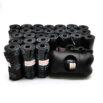 China Sustainable Wholesale High Quality Printing Pet Waste Bag Holder With Resized Rolls for sale