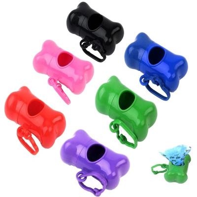 China Sustainable Pet Waste Bag, Poop Bag With Bone Shape Dispenser, Dog Poop Bag Dispenser for sale