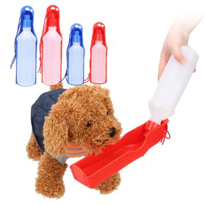 China Automatic Collapsible Travel Outdoor Portable Water Bottle Cat Drinking Water Feeder Dog Puppy Pet Dispenser Automatic Pet Feeder for sale