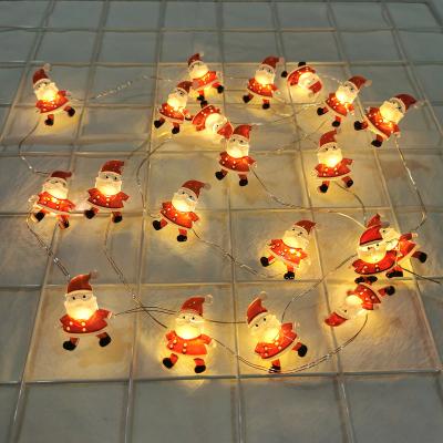 China Christmas Light Santa Claus String Light Garland Merry Christmas Snowman Decor for Xmas Home Ornaments for sale