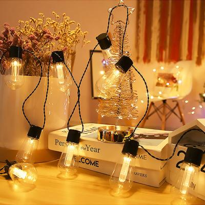 China Solar Christmas Light 10/20/30 LED Bulbs String Lights Fairy Waterproof for Outdoor Garland Garden Holiday Lamps Xmas Party Decoration for sale