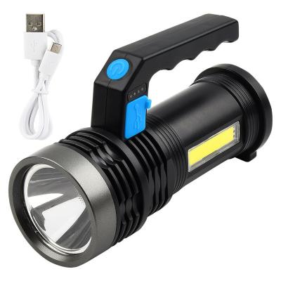 China Industrial LED Lantern Super Bright Portable Flashlight LED Spotlights Rechargeable Ultra Bright Camping for sale