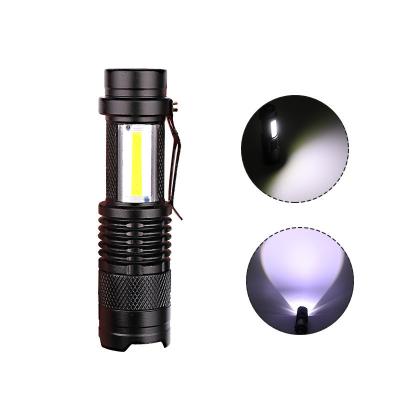 China Mini Flashlight USB Rechargeable Camping Handheld Pocket Pen Light Ultra Bright High Lumens for sale