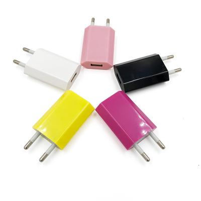 China MP3/MP4 Player Plug USB Charger 5V 500mah AC Wall USB Home Travel Power EU/USA Adapter For Apple For IPhone For Android Phone Charger for sale