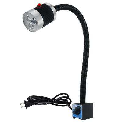 China Industrial Led Machine Tool Light 3W 6W 9W Long Arm Pipe Workshop Working Lights Magnetic Super Bright Industrial Lamp/Screw Base for sale