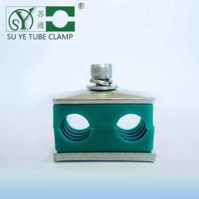 China High Quality Plastic Pipe Clamp Double Pipe Clamp for sale