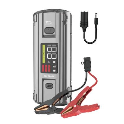 China High Capacity 20000mAh Car Jump Starter Power Bank with 3000A Output and LED Work Light for sale