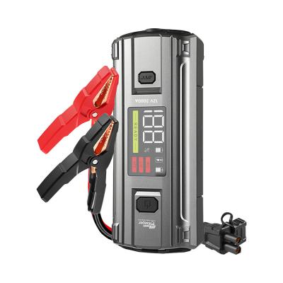 China Multifunctionele High Power Car Jump Starter met LED-werklicht en 12v lithiumbatterie Te koop