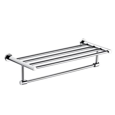 China BRIEF Wall Mounted Towel Rack Shelf 304 Stainless Steel Towel Rack for sale