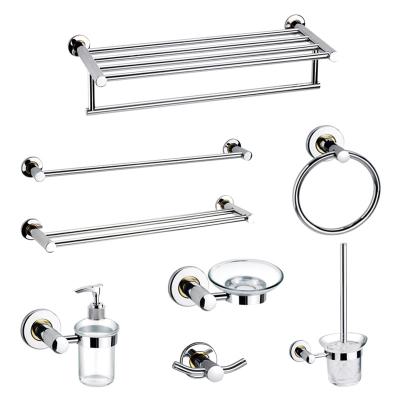 China Chaozhou Practical Modern Stainless Steel Hardware Bathroom Accessory Set for sale