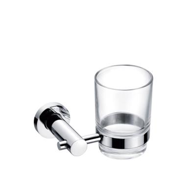 China Hotel Stainless Steel Wall Bathroom Hardware Single Tumbler Cup Holder for sale