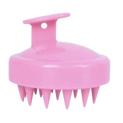 China Pet Bath Brush Rose Scalp Massager Waterproof Exfoliating Head Shampoo Brush For Hair Growth for sale