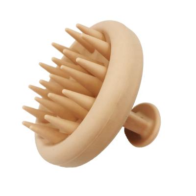 China Waterproof Dandruff Scrubber Scalp Massager Shampoo Brush Eco-Friendly Full Silicone Hair Washing Brush for sale