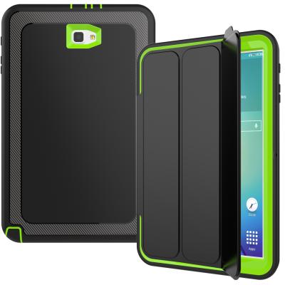 China Three Layers Shockproof Rugged Fold Protective Shockproof Case With Auto Sleep Function Full Kickstand Cover For Ipad 10.2 inch for sale