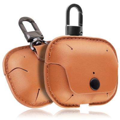 China High Protective Premium Eco-friendly Leather Protective Earphone Shockproof Storage Box For AirPods pro for sale