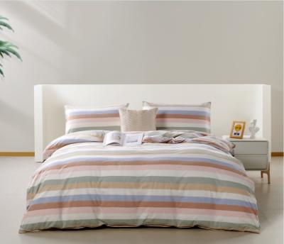 China Yarn Dye 100% Cotton Duvet Cover King OEM Luxury Duvet Covers for sale