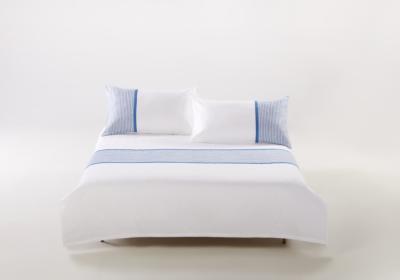 China 60 Cotton 40 Polyester Sheets White Poly Cotton Sheet Sets Hotel Bedding for sale