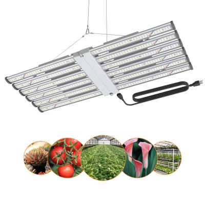 China LUXINT Crab Latest Crab Shape Full Spectrum Bending Board 300w 6 Bars SMD 2835 Seed Starting Led Grow Lights for sale