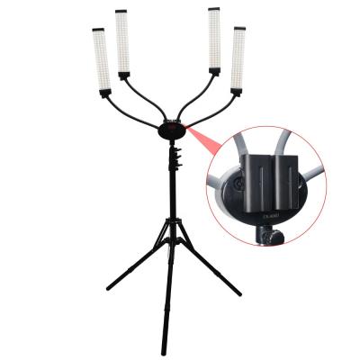 China PORTABLE Four Arms Fill 90w Rechargeable Light Make Up Led Photography Lamp For Eyelash Extension for sale